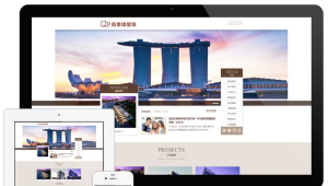 家装行业涂料背景墙网站模板|易优CMS|装修材料类企业